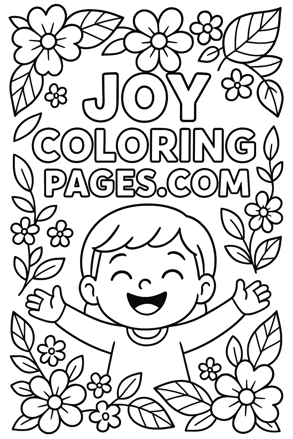 Flower Coloring Page